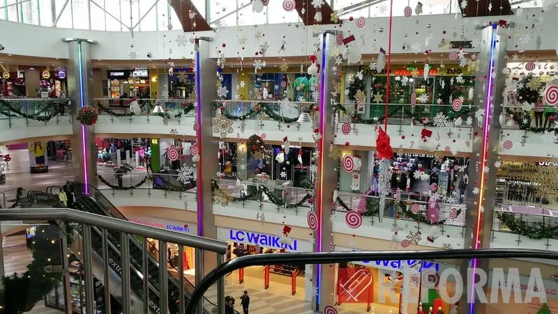 Световое оформление ТРЦ «ASIA PARK ALMATY»