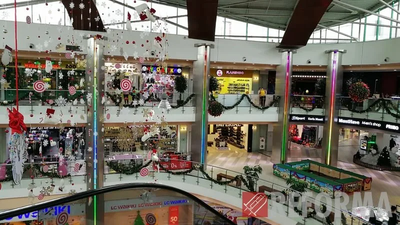Световое оформление ТРЦ «ASIA PARK ALMATY»
