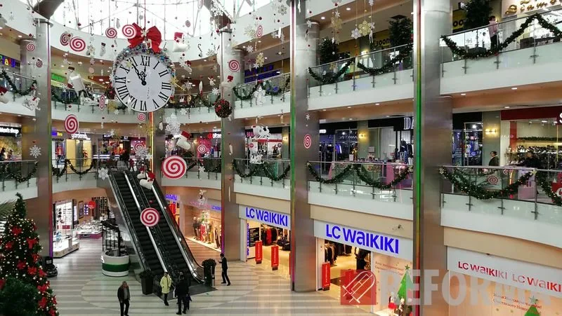Световое оформление ТРЦ «ASIA PARK ALMATY»