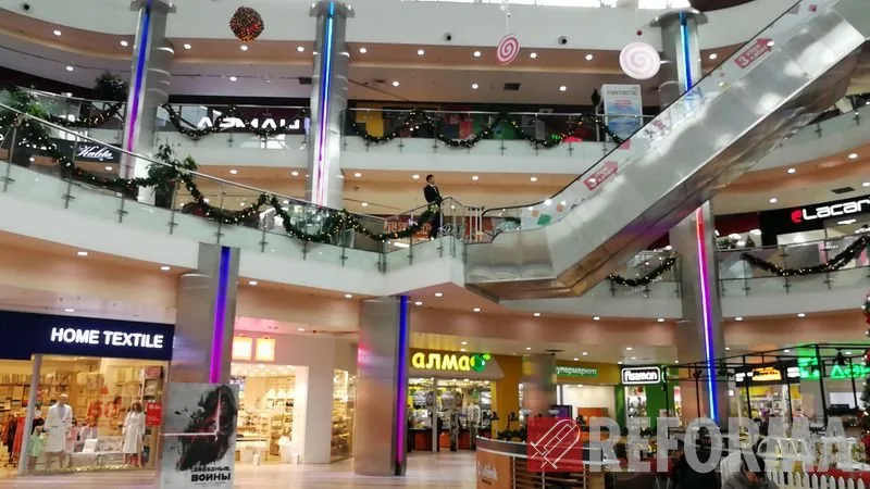 Световое оформление ТРЦ «ASIA PARK ALMATY»