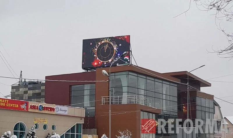 LED экран для салона освещения Aura City, г. Алматы