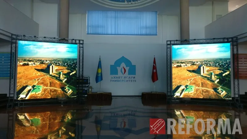 LED экраны для университета имени Х.А. Яссауи