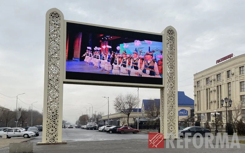 Сеть led экранов в Туркестане